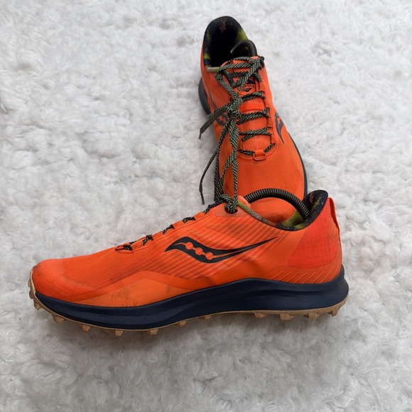 Saucony Peregrine 12 Running Shoes Mens Size 11 US Orange Sneakers Colorful Road main image 8